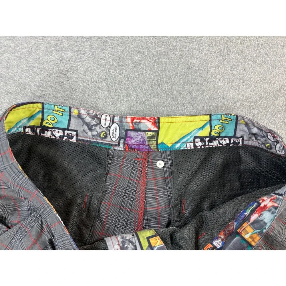 Lululemon‎ Plaid Casual Chino Shorts (Men's 36) Gray - 8